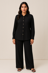 Black Georgette 2PC